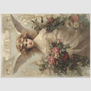 Papel De Seda Anjo Celestial de Natal
