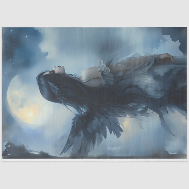 Papel De Seda Anjo da Lua (Frente )