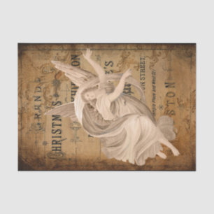 Papel De Seda Anjo do Natal do Mundo Antigo