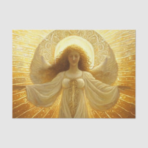 Papel De Seda Anjo Dourado Despertar do Conhecimento