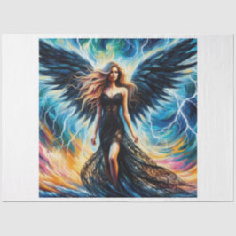 Papel De Seda Anjo Escuro 4