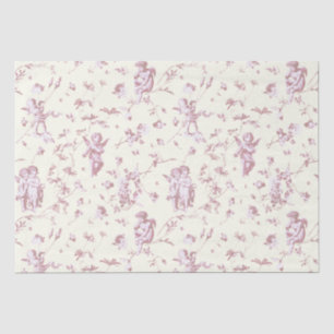 Papel De Seda Anjos Querubins Cupido Vintage Fofo Toile Floral R