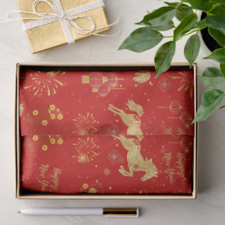 Papel De Seda Ano Novo Lunar 2026 | Ano do Cavalo