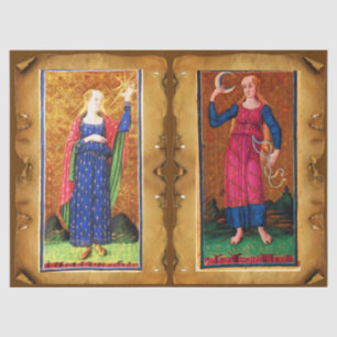 PAPEL DE SEDA ANTI-NAISSÂNCIA TARORES/A ESTRELA E A LUA