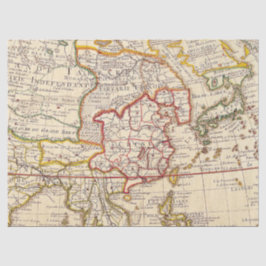 Papel De Seda Antiga Série Map 1 Design 3