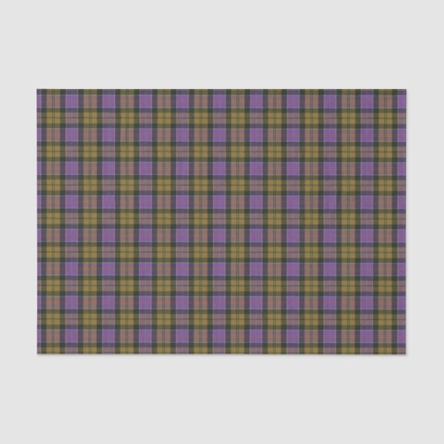 Papel De Seda Antigo Ancião Escocês Original Tartan (Frente )