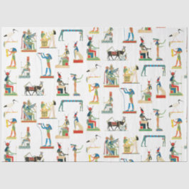 Papel De Seda Antigo Egito Vintage Padrão Egípcio