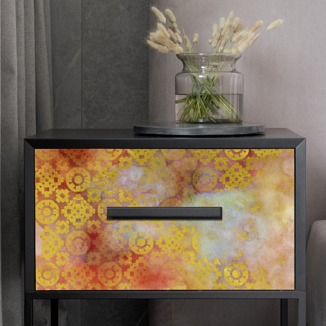 Papel De Seda Antiguamente, Dourada descamação de padrão marroqu (Criador carregado)