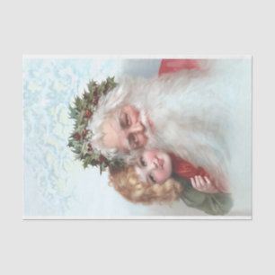 Papel De Seda Antiguamente Papais noeis Vitorianos e Natal para 