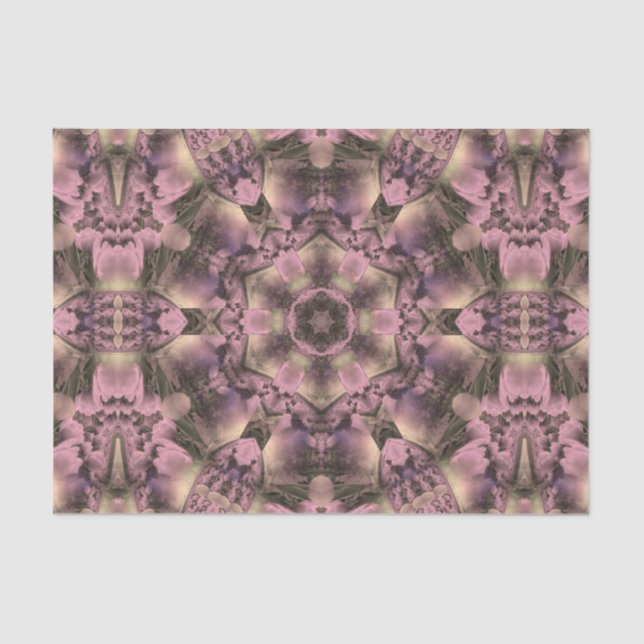 Papel De Seda Antiguidade Rosa Vitoriana (Frente )