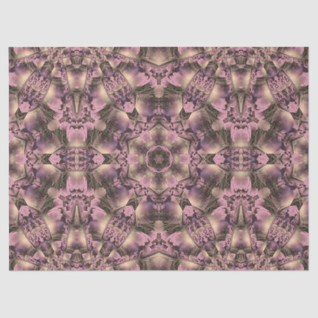 Papel De Seda Antiguidade Rosa Vitoriana (Frente )