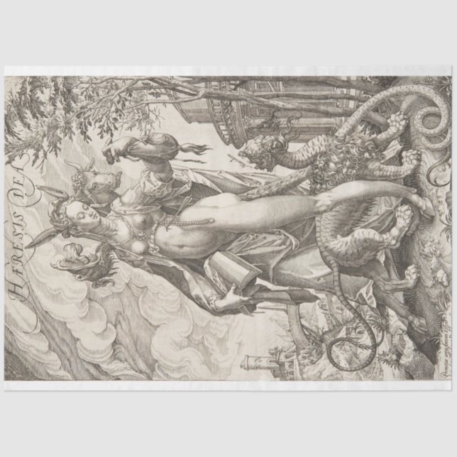 Papel De Seda Antonius Eisenhoit - Haeresis Dea Decoupage Paper (Frente )