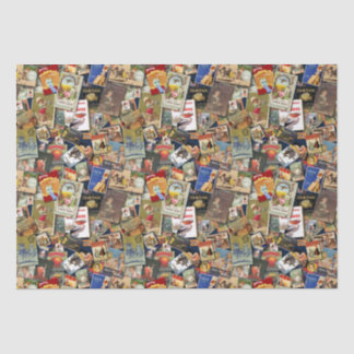 Papel De Seda anúncio do vintage