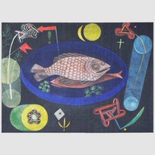 Papel De Seda Ao redor do peixe, Paul Klee