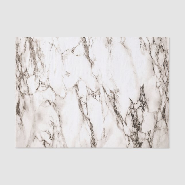 Papel De Seda Aparência de Mármore Marrom (Frente )