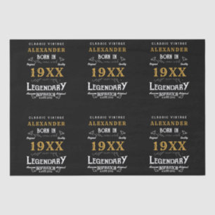 Papel De Seda Apelido Personalizado Apelido Nome Legendário Pai