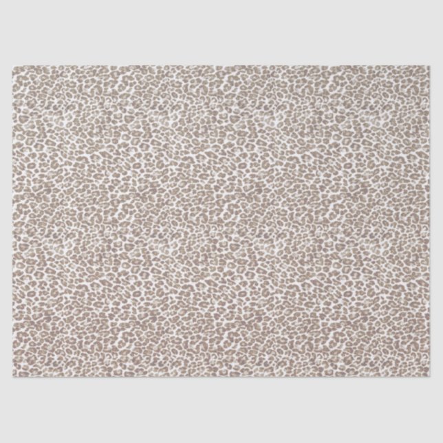 Papel De Seda Apenas leopardo de neve (Frente )