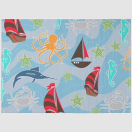 Papel De Seda Apenas mais náutico Series Design 7