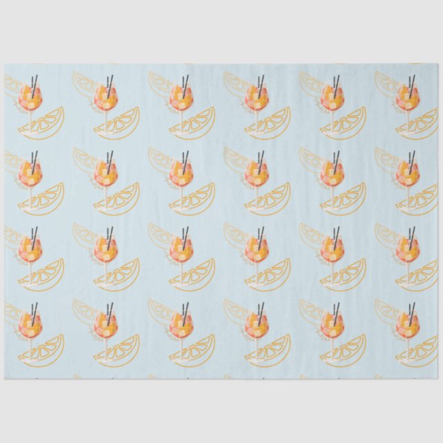 Papel De Seda Aperol O'Clock (Frente )