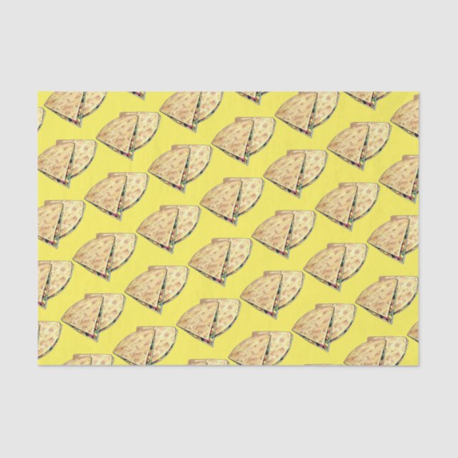 Papel De Seda Apeticionário do Restaurante de Comida mexicano Qu (Frente )