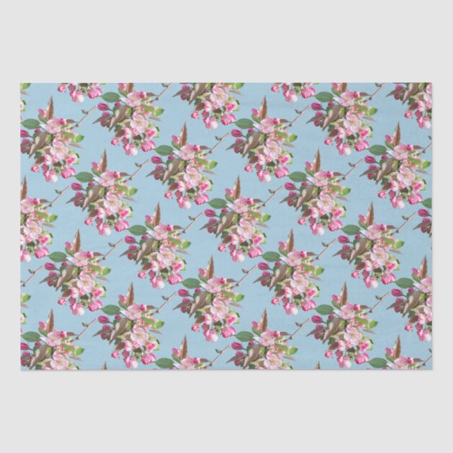 Papel De Seda Aple Blossoms Branch (Frente )