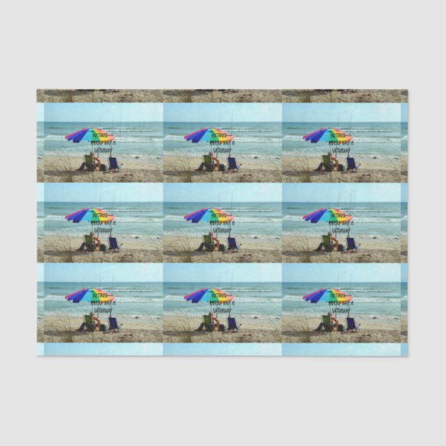 Papel De Seda Aposentado — Todo dia é sábado. Pesca perdida (Frente )