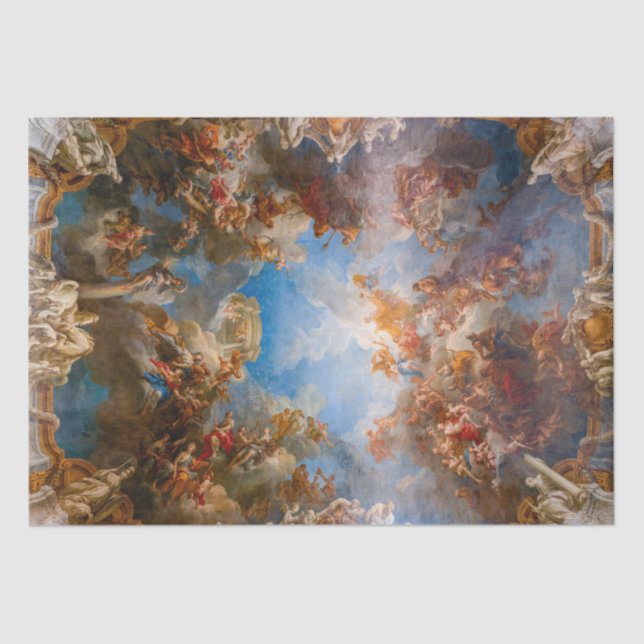 Papel De Seda Apoteose de Hércules em Chateau de Versailles (Frente )