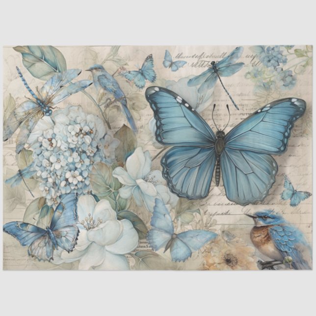 Papel De Seda April blues (Frente )