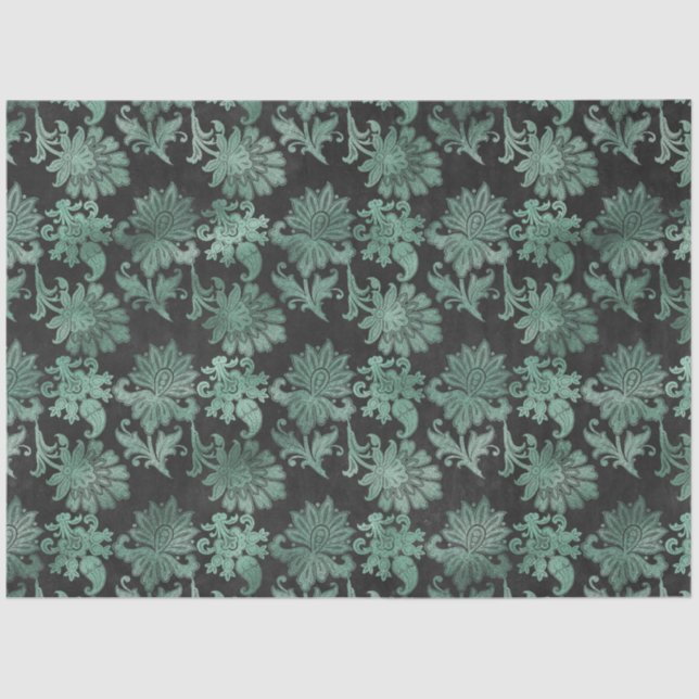 Papel De Seda Aqua e Silver Series Design 16 (Frente )