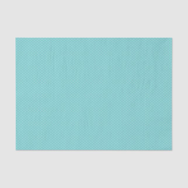 Papel De Seda Aqua Polka-pontos (Frente )