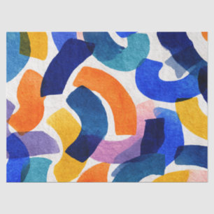 Papel De Seda Aquarela Abstrata Vibrante   Arte Moderna