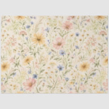 Aquarela de Flor Silvestre de Casa Pastel