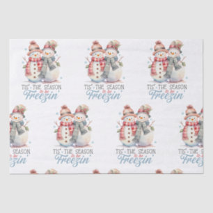 Papel De Seda Aquarela é a estação para congelar