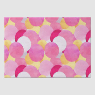 Papel De Seda Aquarela Flores de Primavera Pintadas Vibrantes