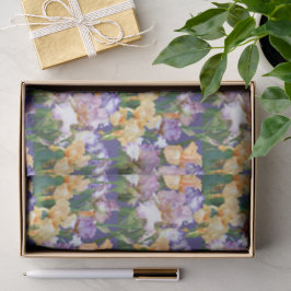 Papel De Seda Aquarela Íris / Artesanato de Decoupage Floral