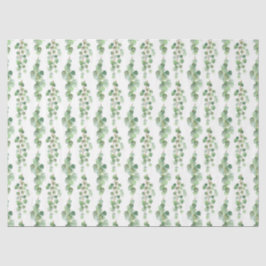 Papel De Seda Aquarela Série Eucalipto Design 5