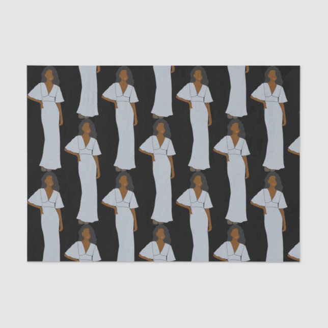 Papel De Seda Aquarius Zodiac Astrologia (Frente )