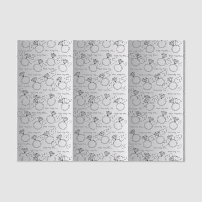 Papel De Seda AQUELE ANEL EMBORA .......Papel Tissue (Frente )