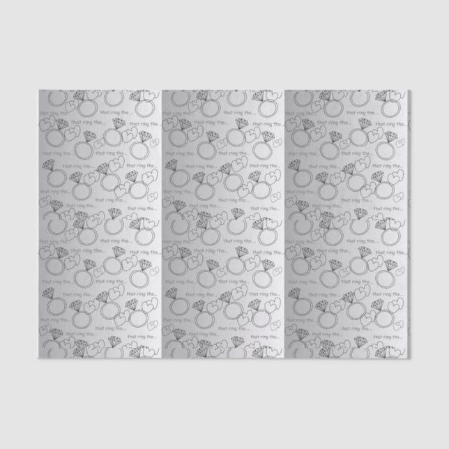 Papel De Seda AQUELE ANEL ENTÃO.......Papel Toalha (Frente )