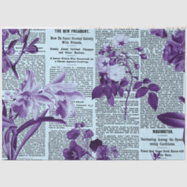 Papel De Seda ** AR23 Flores Vintage Descopagação Vitoriana 