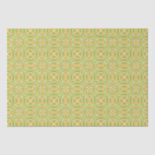 Papel De Seda Árabe Boho Elegante geométrico marroquino Yello Gr