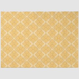 Papel De Seda Árabe Suave - Padrão Geométrico Neutro do Mel