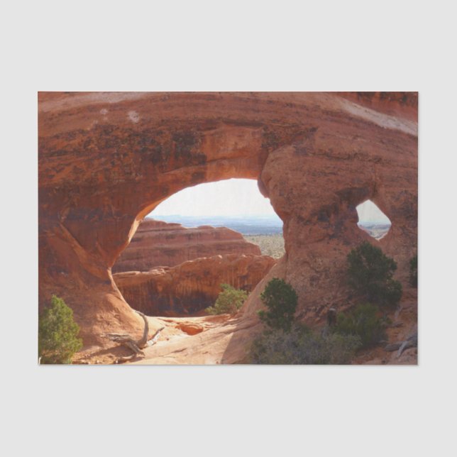 Papel De Seda Arco da Partição I no Parque Nacional dos Arcos (Frente )