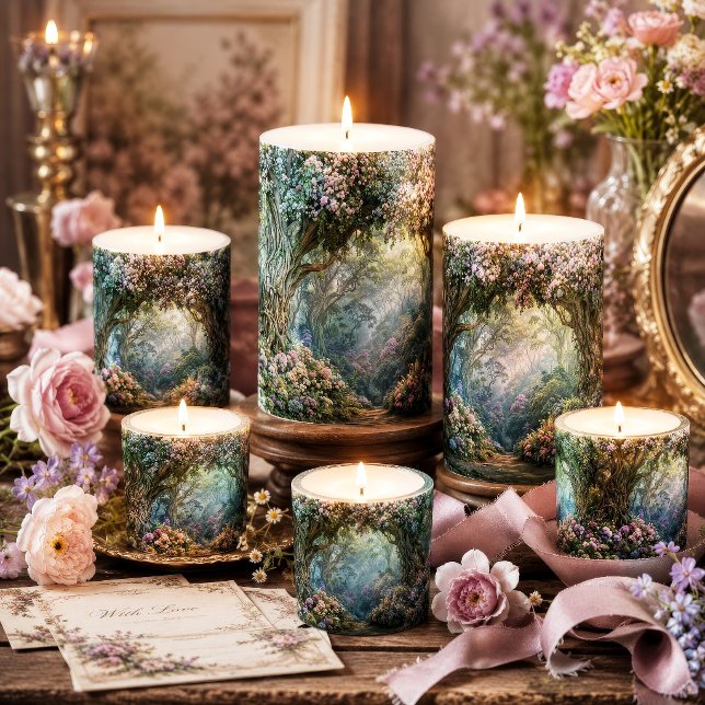 Papel De Seda Arco de Floresta Encantada Decoupage Lavanda Nebul (Criador carregado)