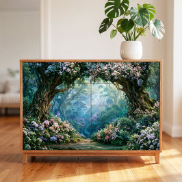 Papel De Seda Arco de Floresta Encantada Decoupage Lavanda Nebul
