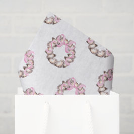 Papel De Seda Arco de ostra costeira de pré-disquete no Natal