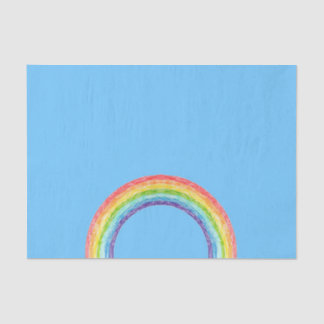 Papel De Seda Arco-íris e céu azul