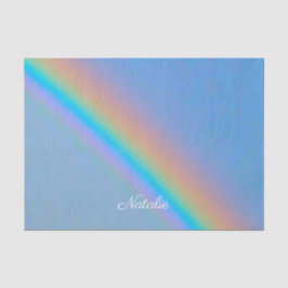 Papel De Seda Arco-íris real natural personalizado