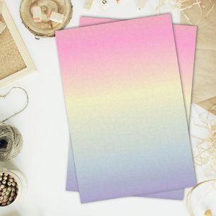 Papel De Seda arco-íris rosado-púrpura-rosado unicórnio córneo