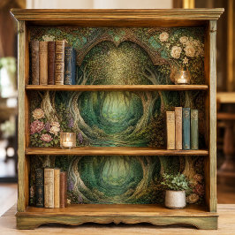 Papel De Seda Arco Ornamentado Talhado Floresta Encantada Nebulo
